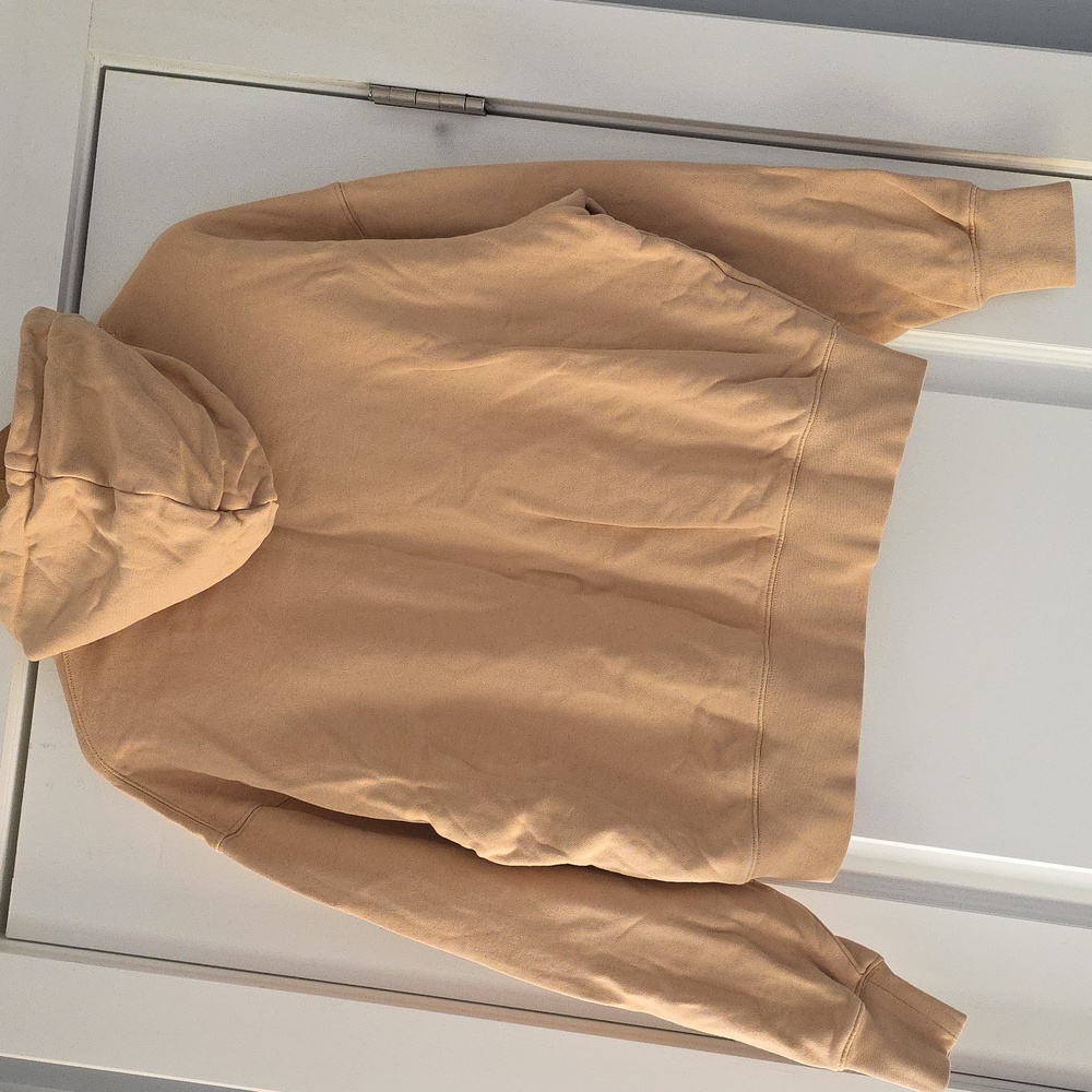 WeWoreWhat Beige Tan French Terry Knit Hoodie & Pant Set! - Picture 6 of 16